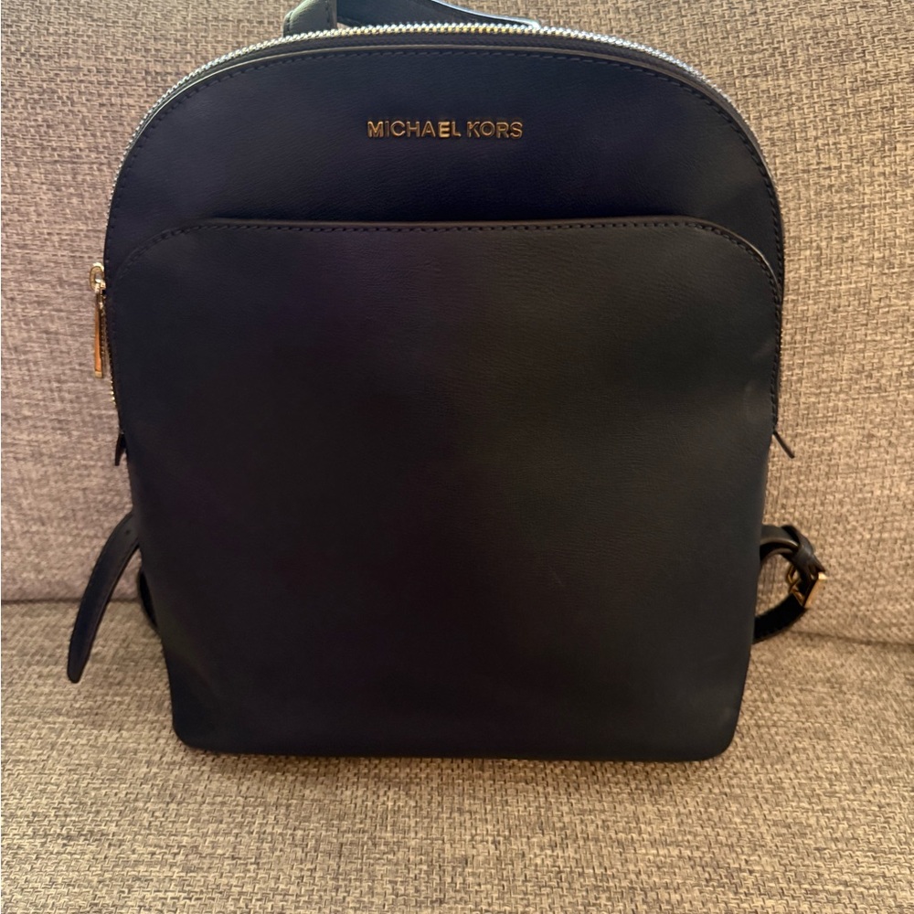 Michael Kors Men's Black Leather Backpack